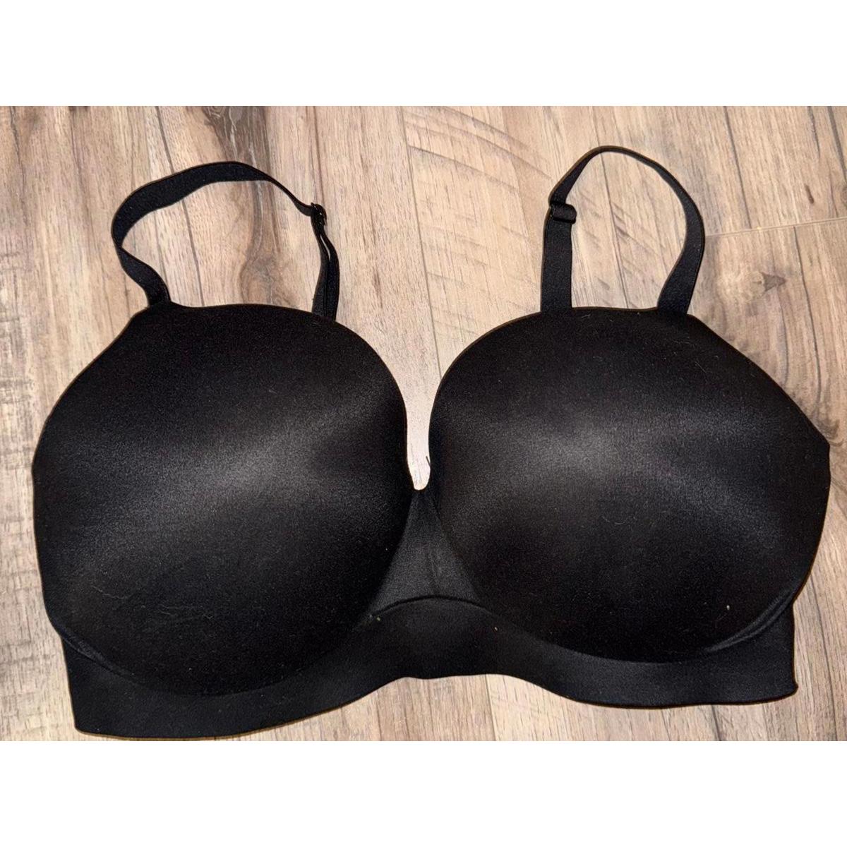 Vs Victoria's Secret Bra Black 38ddd Molded Cup